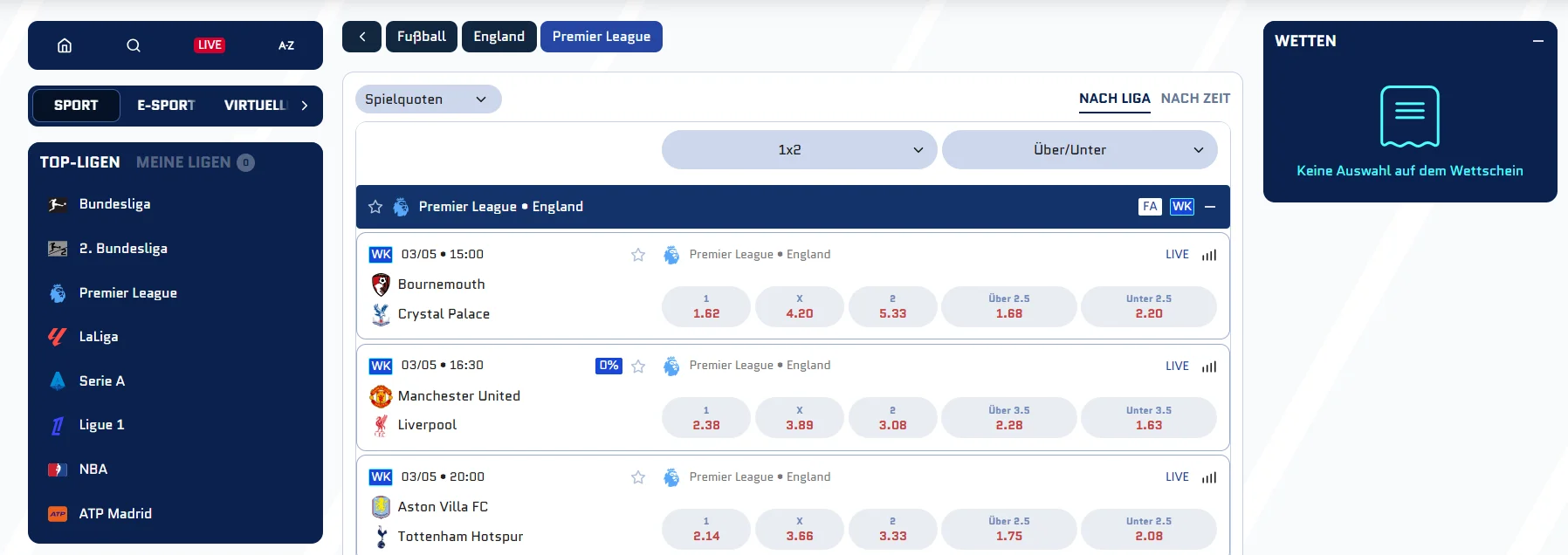Scored Casino Sportwetten